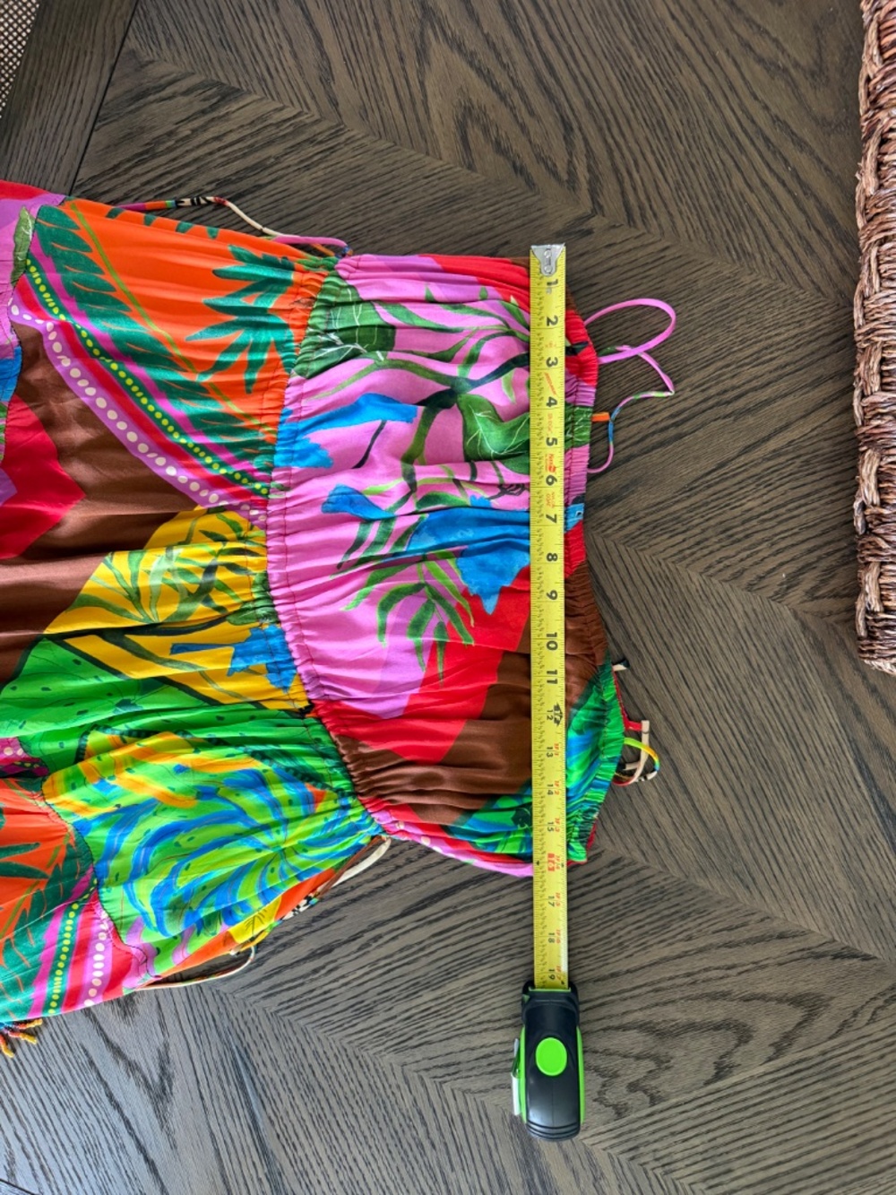 Anthropologie x Farm Rio Palila Fringed Midi Dress XL - Picture 8 of 8